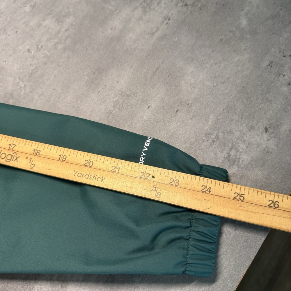 North Face Antora Rain Parka Jacket‎ XS Nori Green Dark Dryvent Zip Hooded Coat - Picture 8 of 13